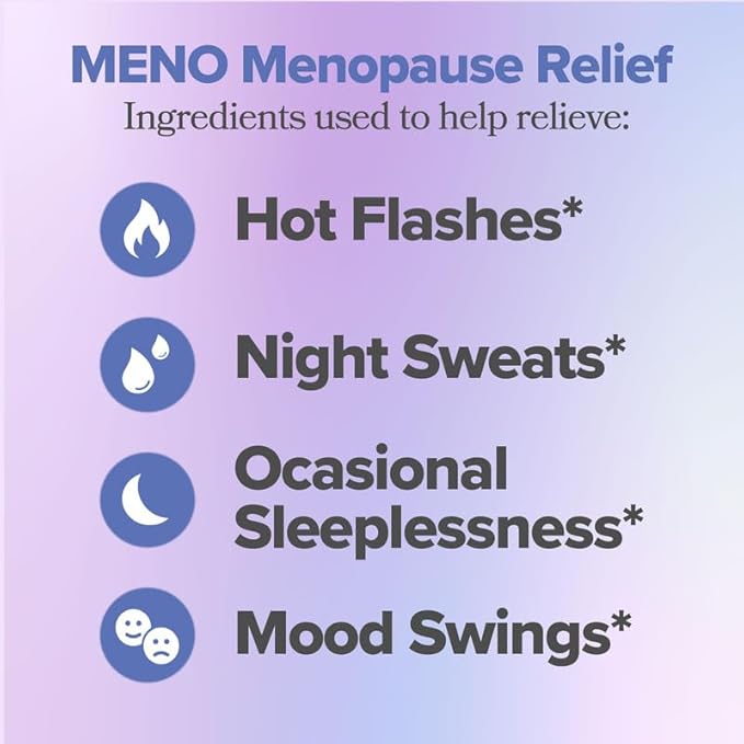 MENO Vitamins for Menopause, 30 Servings 3) - KSM-66 -