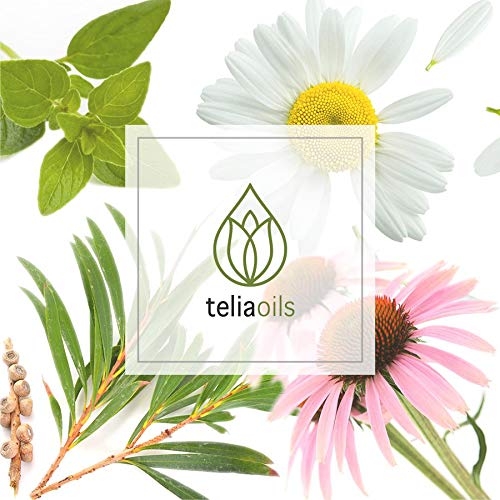 Teliaoils Oregano Healthy Nails Synergy Oil Blend - Maximum Strength Repairing Oil For Toenail Conditions, Discoloration, Yellow Brittle Nails - Natural Solution For Thick, Strong Nails - 0.33 Oz