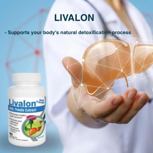 Roex Vitamins | Livalon | Milk 80% Silymarin 60 Count
