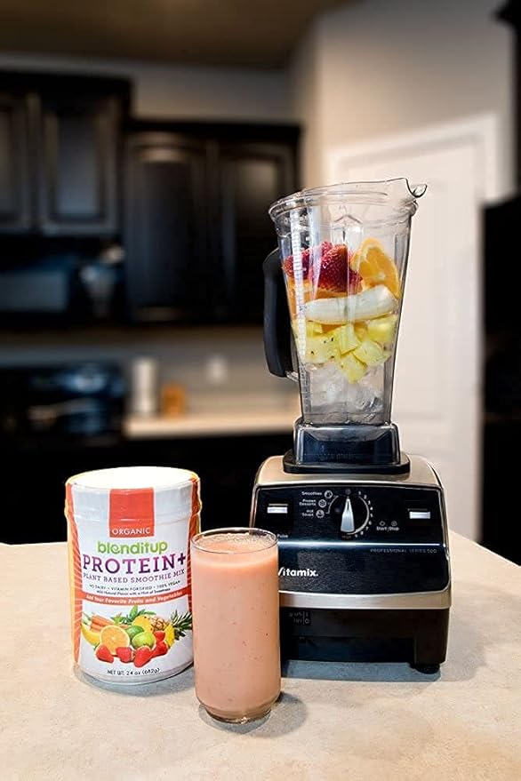 Blenditup Protein + Smoothie Mix Organic (24oz.) 100% 100% Vegan,