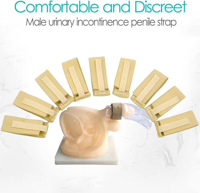 10 Pcs Male External Catheter Strap,