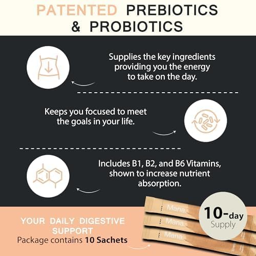 Mana Energy Synbiotics Supplements 10 Count