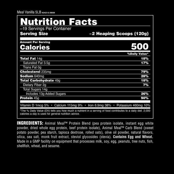 Animal Meal - All Natural High