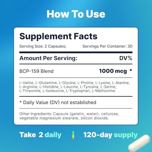 BCP-159 Capsules - Cycle Support & Muscle Recovery & Post Workout Recovery & Joint Support Supplement & Nac Supplement 240 Oral Capsules, (2 Packs)