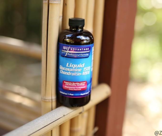 Dr's Advantage Liquid Glucosamine 1500- Chondroitin-MSM 16oz, Brown, DA867