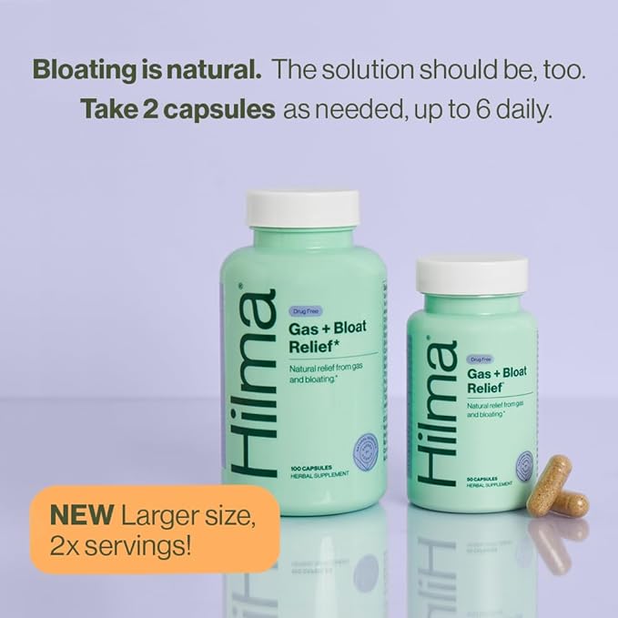 Hilma Natural Gas & Bloating Relief 100 Vegan