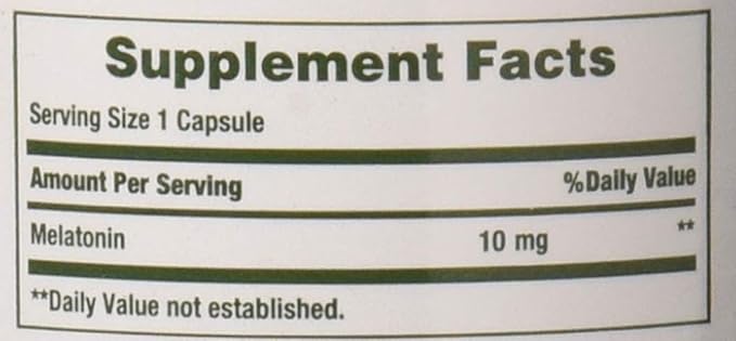 Nature's Bounty Maximum Strength Melatonin 10mg 60 CT 2)
