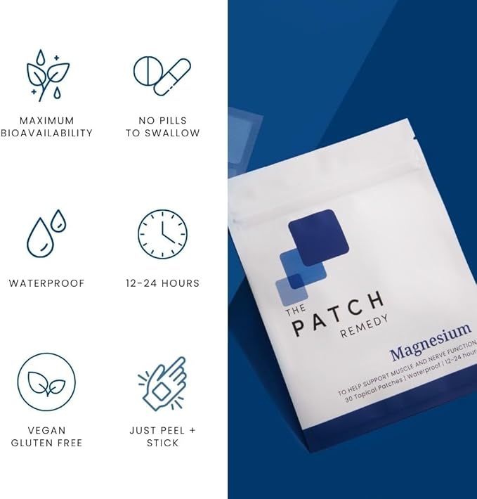 The Patch Remedy Magnesium Patches (30 Day 35mg of