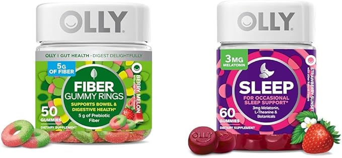 OLLY Fiber Gummy Rings 50ct & 60ct with