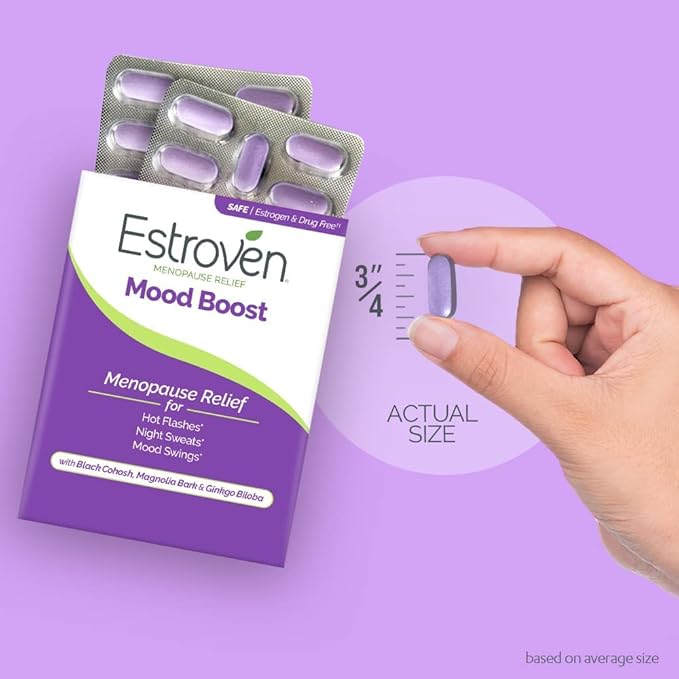 Estroven Complete Menopause Relief + Ashwagandha 60 Ct 30 Ct