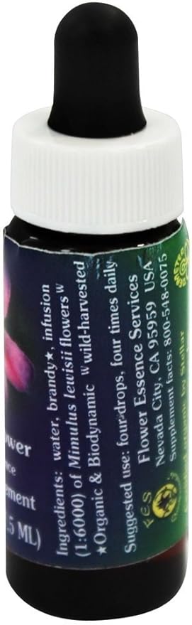 FLOWER ESSENCE SERVICES Supplement Dropper, Pink 0.25 Ounce