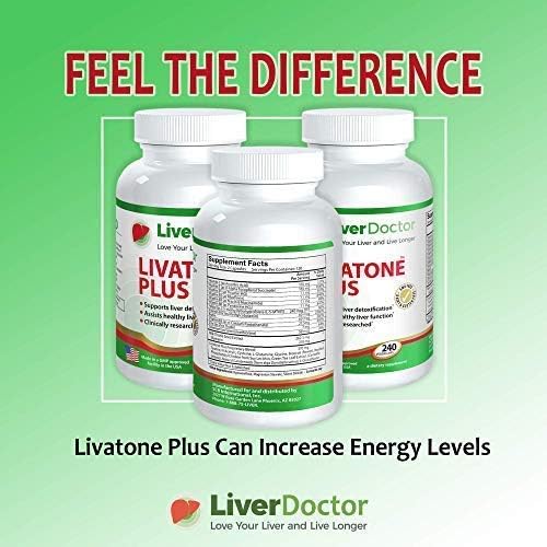 Plus Liver Detox Capsules Liver Cleanse (240 Count)