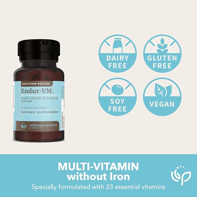 ENDUR-VM - Without Iron – Sustained-Release B12 - 150 Tablets