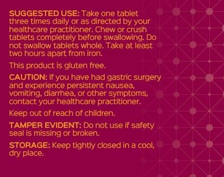 Bariatric Advantage Calcium Citrate Chewable 500 mg 270 Count