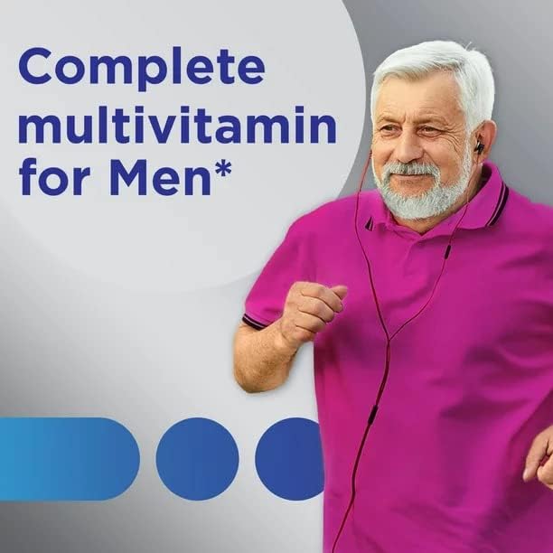 jogi Silver Men 50 Plus Multivitamin Supplement Tablets,Eye Health Vitamins That Come in Easy-to-Swallow tablets65 Count