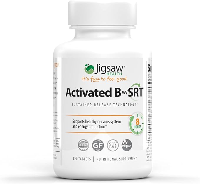 Jigsaw Health Activated B Complex w/SRT, 120 Tablets