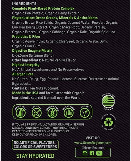 Elite Plant-Based Protein Powder 25g Complete 1 Month