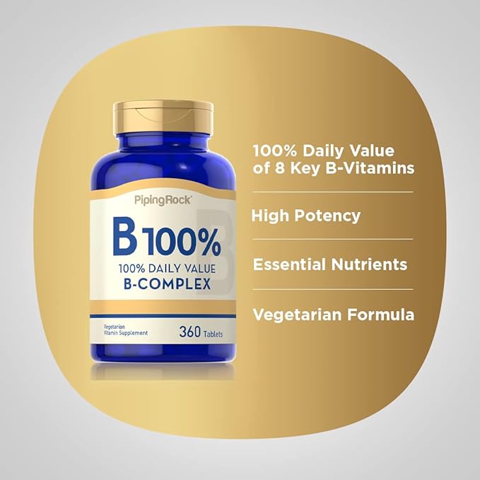 Piping Rock Vitamin B Complex 360 Tablets