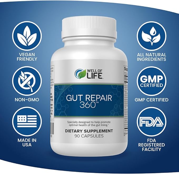 Gut Repair 360: Natural Formulated Formula