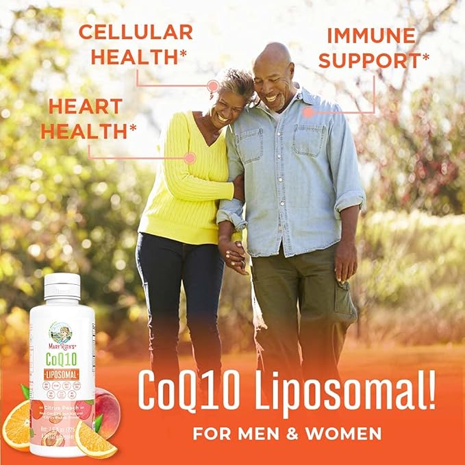 MaryRuth Organics Liquid Vitamin Q10 Heart 7.6 Fl 45 Servings