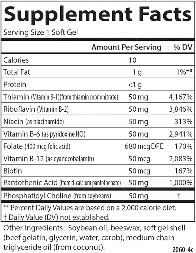Carlson - B-50 Gels, Vitamin B 50 Softgels