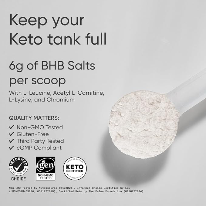Sports Research Keto Plus Exogenous Ketones with goBHB - 30 Servings | Keto Electrolyte Powder for Hydration, Energy, Focus & Ketosis | Keto Certified, Vegan Friendly (Fruit Punch)
