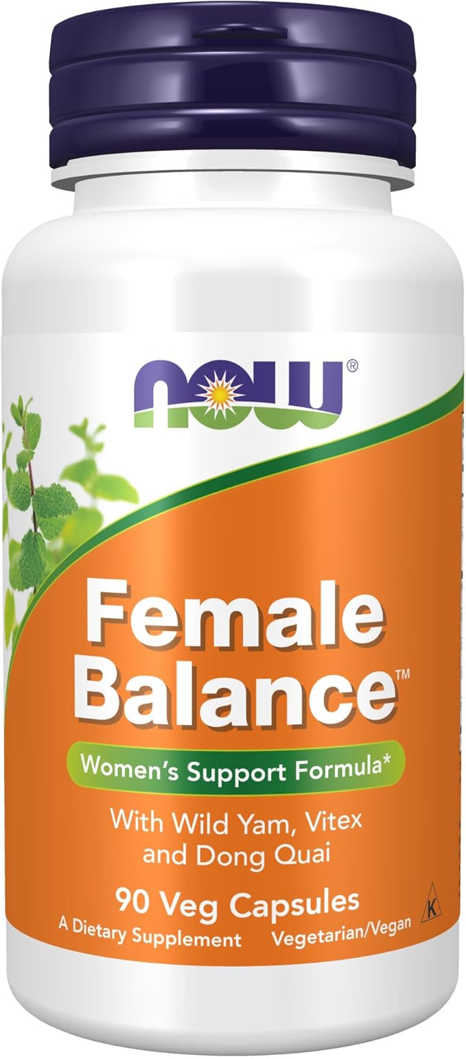 NOW Supplements, Female Balance™ with Wild B-6 and 90 Capsules