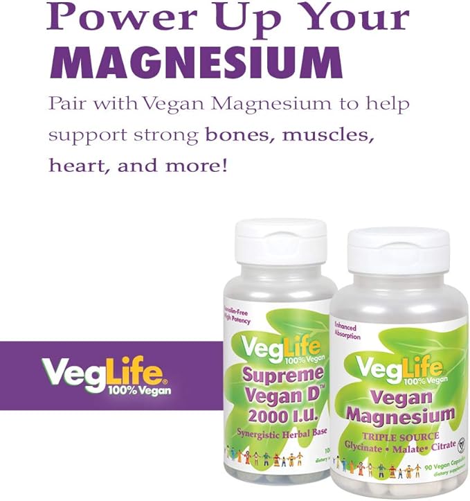 Veglife Supreme Vegan D 2000IU D-2 for 100 Vegan 2