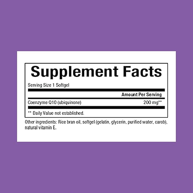 Natural Factors, Coenzyme Q10 200 mg, Q10 Supplement