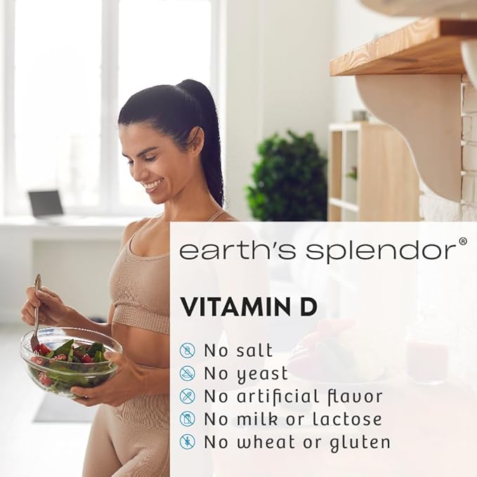 Earth's Splendor Vitamin D 2,000 IU 75 Count