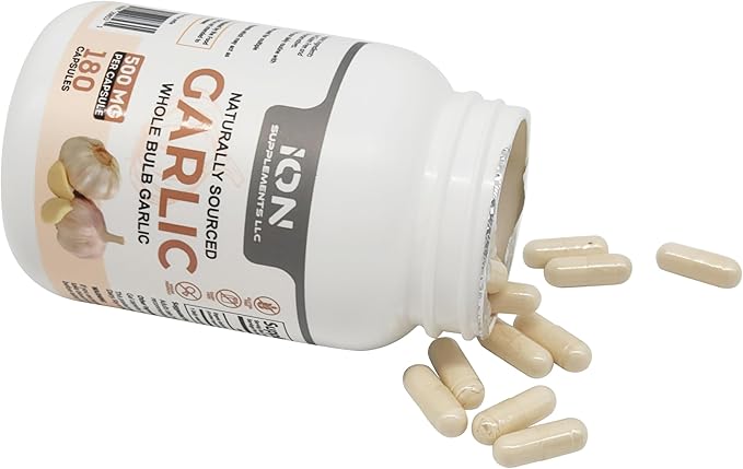 Ion Supplements | Herbal Organic Whole 500 mg 180 Caps 100% Natural
