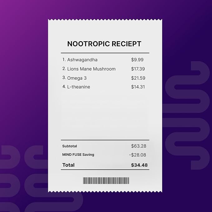 Nootropics Memory Boost Supplement (60 Capsules) 3, L-Theanine