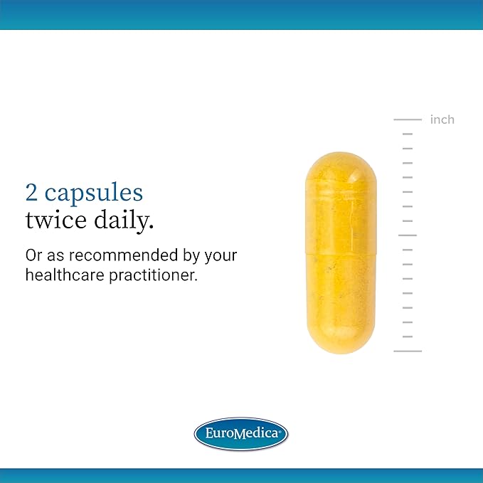 EuroMedica Nerve Complex - Herbal Supplement with Bioactive Vitamin B12 - Circulation & Nerve Health Support Supplement - Vegan Capsules with Boswellia Serrata - 60 Capsules