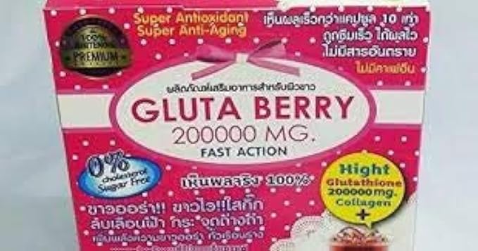 2Box Gluta Berry 200000 mg Drink 10pcs./Box. …