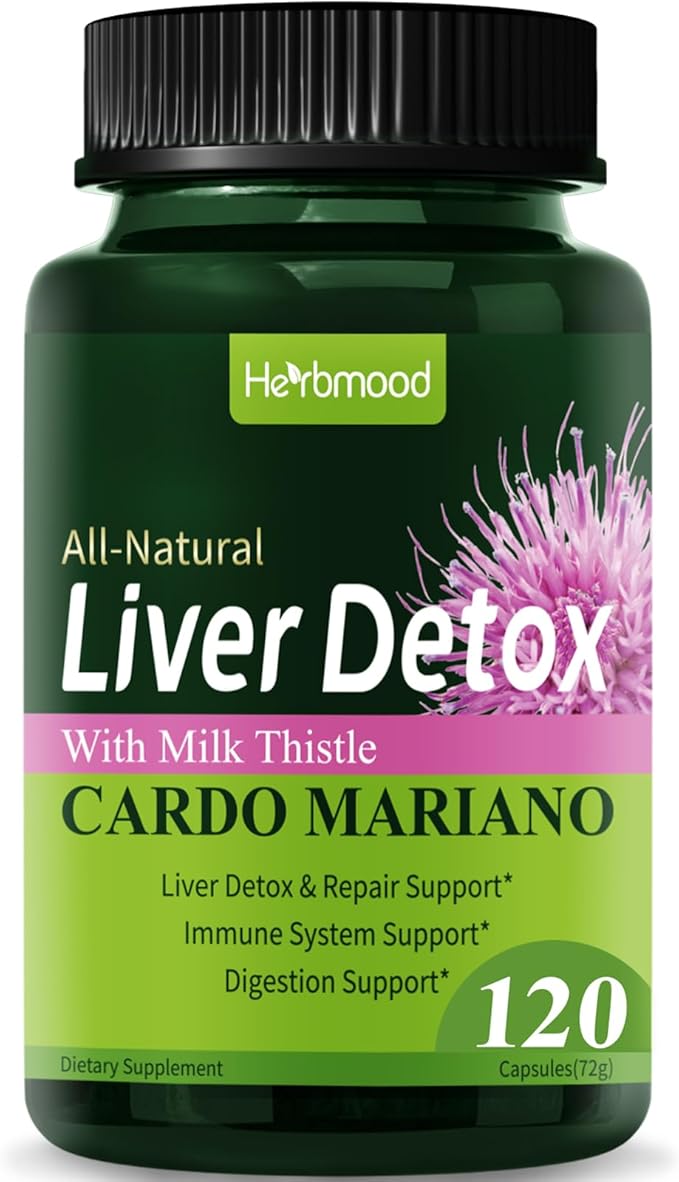 Silymarin Milk Thistle Liver Detox Capsules 120Count
