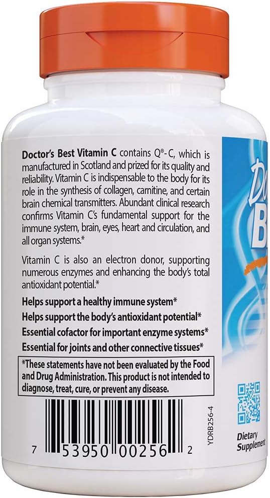Doctor's Best Best Vitamin C 500mg, 120 Count