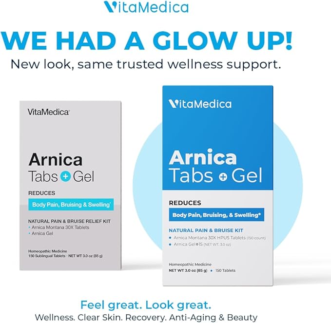 VitaMedica Arnica Montana Tablets & Arnica 150 Rapid 3 Ounce