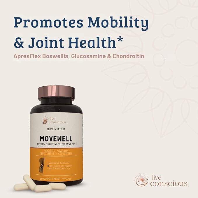 MoveWell by LiveConscious Glucosamine Chondroitin (2-Pack)