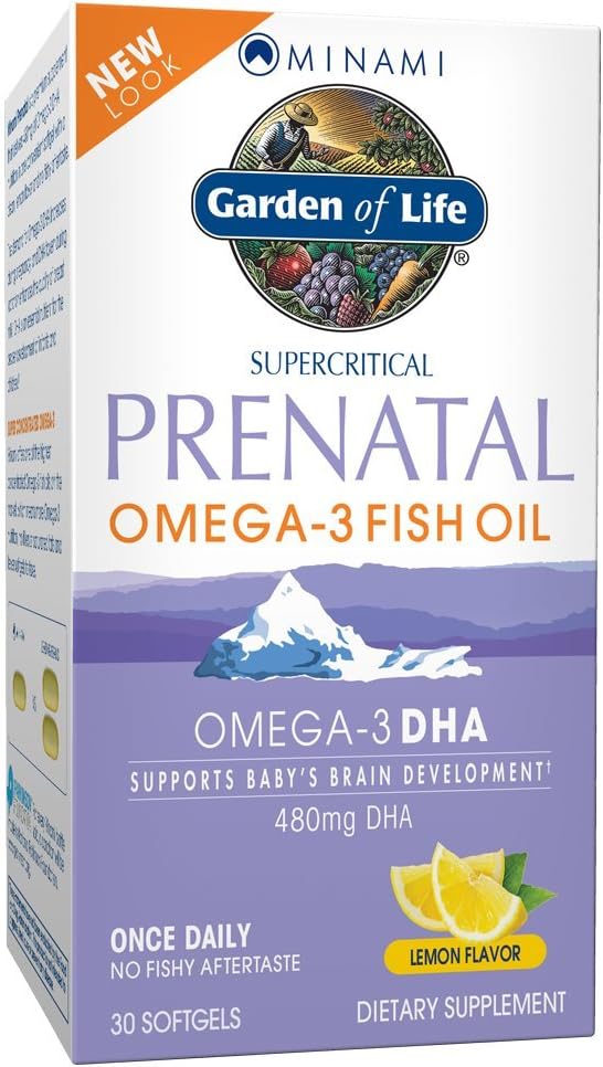 Garden of Life Minami Natural Prenatal 3 Fish 30 Count