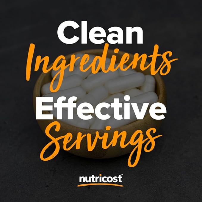Nutricost Vitamin C with Zinc Supplement 120 Servings 1000mg Vitamin 45mg Zinc,