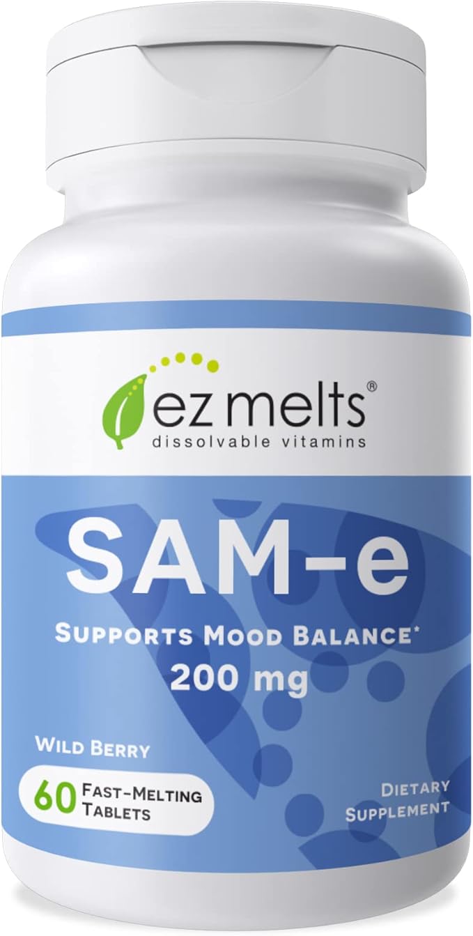 EZ Melts Dissolvable SAM-e Supplement 200 1-Month Supply
