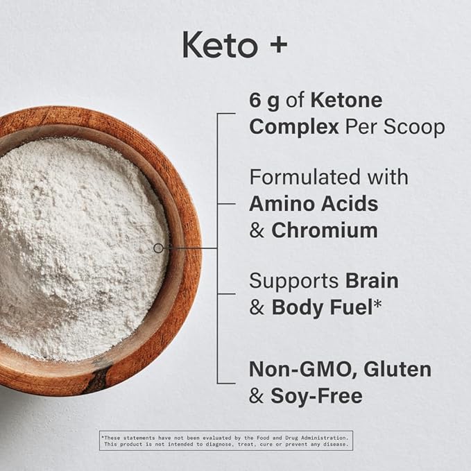 Sports Research Keto Plus Exogenous Ketones with goBHB - 30 Servings | Keto Electrolyte Powder for Hydration, Energy, Focus & Ketosis | Keto Certified, Vegan Friendly (Fruit Punch)