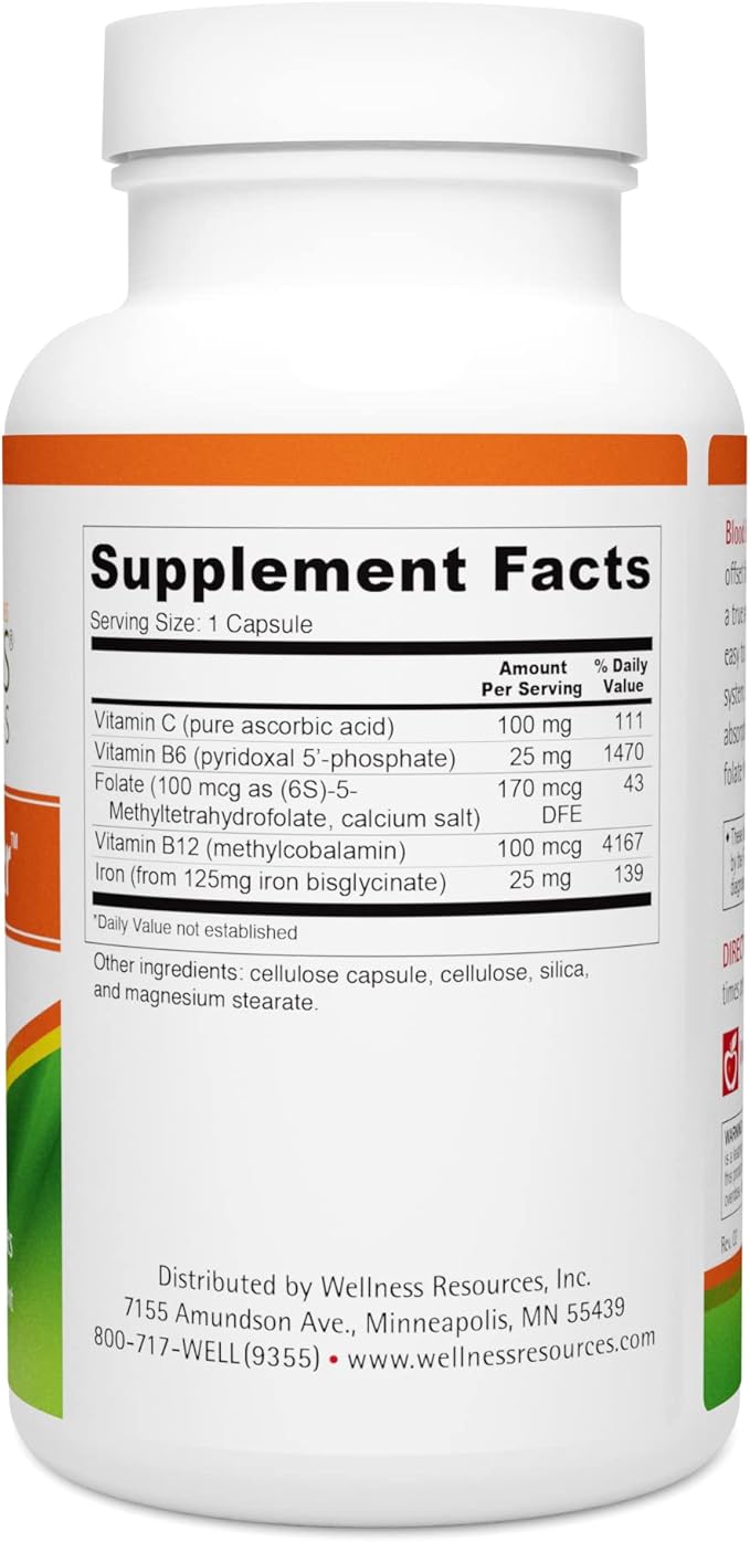 Blood Booster for Energy and Fatigue (180 caps