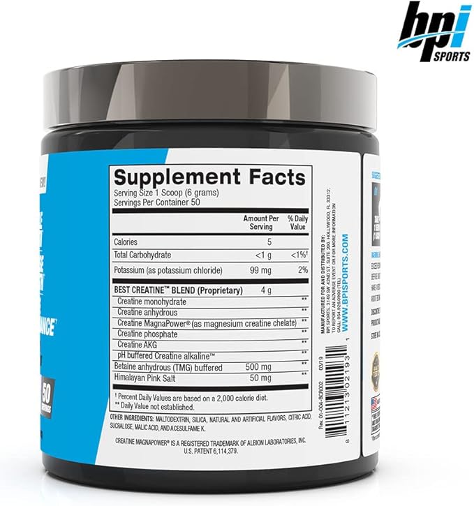 BPI Sports Best Creatine - Includes 6 Advanced Forms of Creatine - Supports Muscle Building and Post-Workout Recovery - Watermelon Cooler, 50 Servings (Pack of 2)