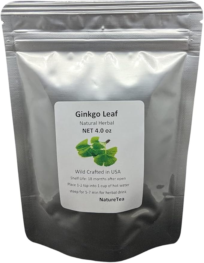Ginkgo Leaf - Premium Ginkgo Biloba 100% from (08 oz)