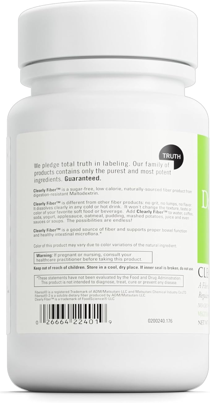 DAVINCI Labs Clearly Fiber 30 Servings