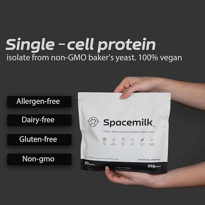 100% Vegan Single Cell Protein Powder, 25g Dairy