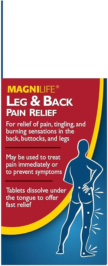 MagniLife Leg & Back Pain Relief, 125 Quick-Dissolve