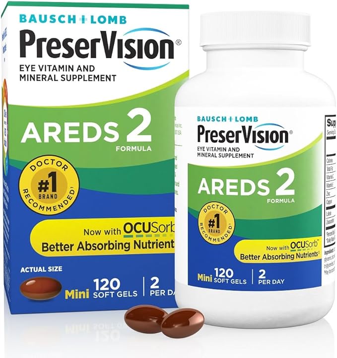 PreserVision AREDS 2 Eye Vitamin & 120 Softgels