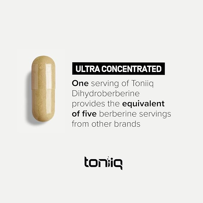 Ultra Concentrated Dihydroberberine Supplement 24,000 mg 200mg GlucoVantage 5X More